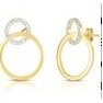 Jilco Inc. Diamond Circle Earrings