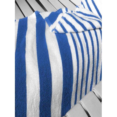 2-Ply Green Tropical Stripe Pool Towels (30"x60")