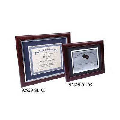 Mahogany Executive Certificate Frame