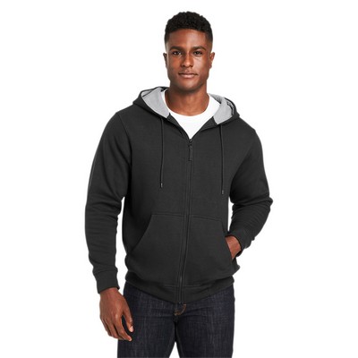 Harriton Men's ClimaBloc™ Lined Heavyweight Hooded Sweatshirt