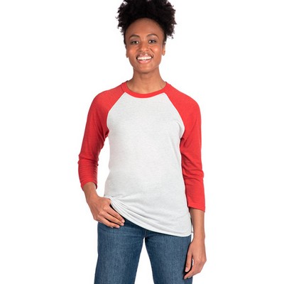 Next Level Apparel Tri-Blend 3/4 Raglan T-Shirt