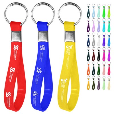 Silicone Bracelet Keychain