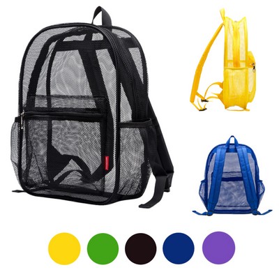 Multicolor Custome Mesh Backpack