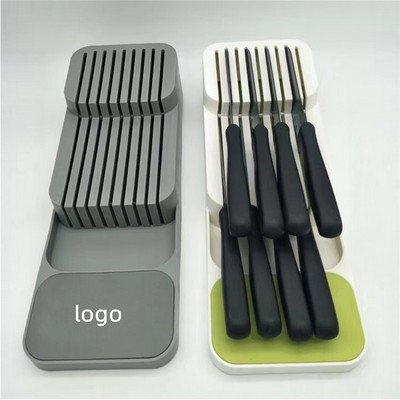 Kitchen Drawer Organizer Tray for Knives Knife Block