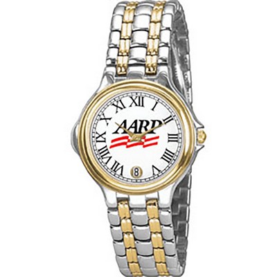 Men's Two-Tone Bracelet Wristwatch