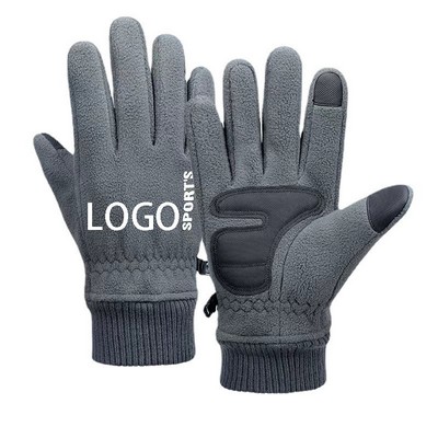 Waterproof Non-silp Polar Fleece Touchscreen Gloves