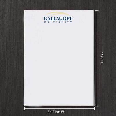 8 1/"2 x 11" Notepad 50-Sheet