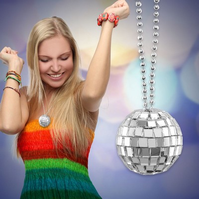 Mirror Ball Disco Necklace