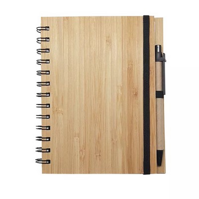 Bamboo Notebook with Pen