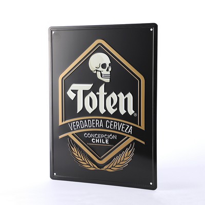 15.7" x 11.8" Full Color Printed Metal Tin Sign Decoration