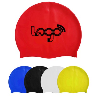 Unisex Silicone Swim Cap For Adults