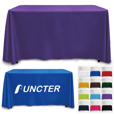 6FT Table Cover Resistant Washable Polyester Table Cloth