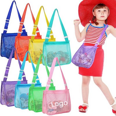 Kids Beach Shell Mesh Bag