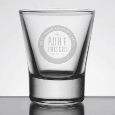 Deep Etched or Laser Engraved Libbey® 11110722 Series V 2.25 oz. Shot Glass / Espresso Glass