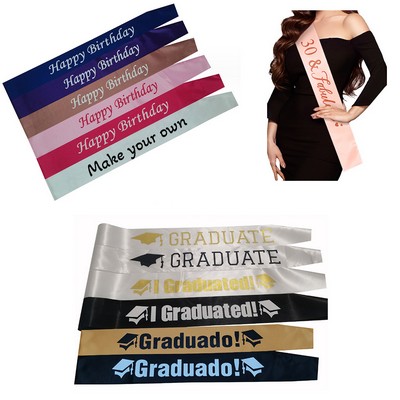 Custom Sashes