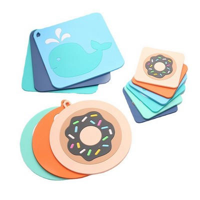 Soft PVC Rubber Coaster