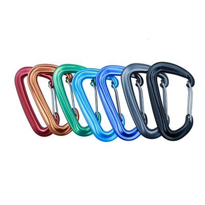 Aviation Aluminum D-Shape Mountaineering Buckle Mountaineering Buckle Aluminium Alloy Carabiner