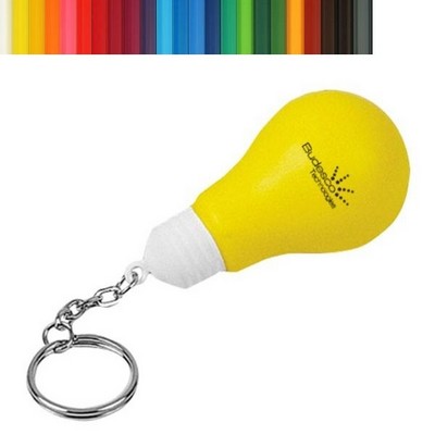 Lightbulb Stress Ball Key Chain Customized Logo