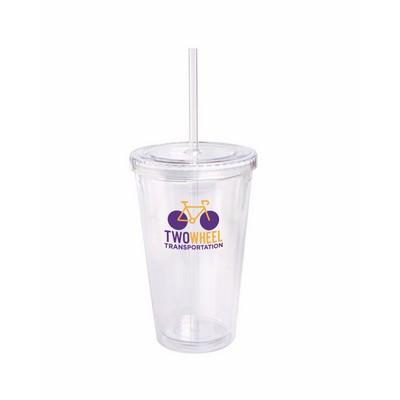 16 oz. Double Wall Cool Acrylic Tumbler