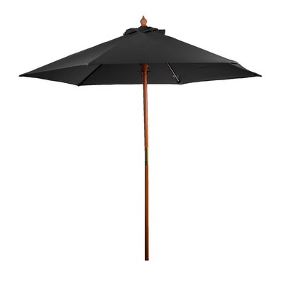 7' FSC Wooden Market Umbrella