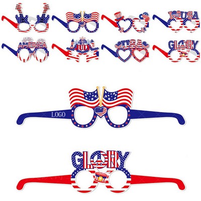 American Flag Glasses