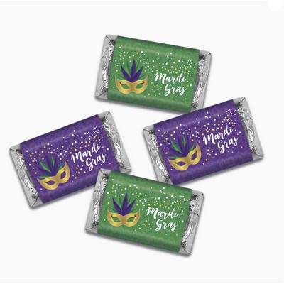 Mardis Gras Wrapped Hershey's Miniatures