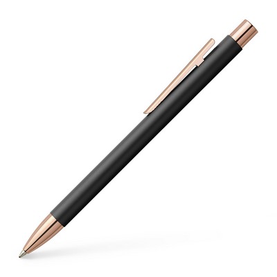 NEO Slim Ballpoint, Black with Rose Gold