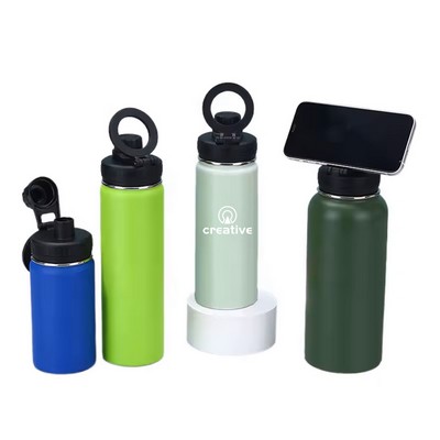 20 Oz. Stainless Steel Vacuum Insulated Water Bottle W/Magnetic Cap