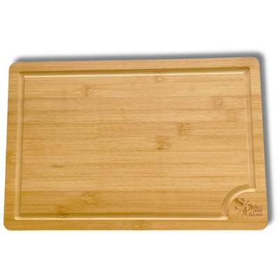 12" x 8 1/8" Medium Cayman Bamboo Cutting Board