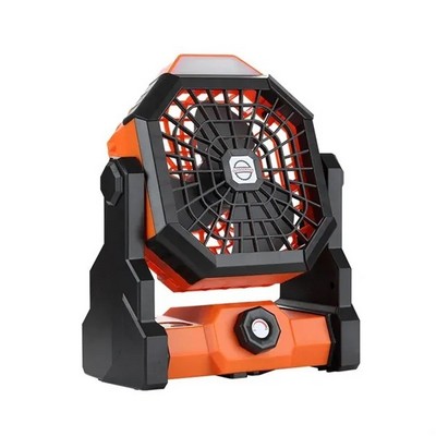 Camping Fan With LED Light - Cool And Illuminating Companion