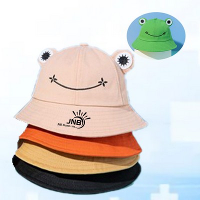 Frog Shaped Kids Bucket Hat