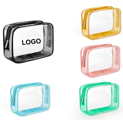 Waterproof PVC Transparent Makeup Bag Travel Storage Wash Bag