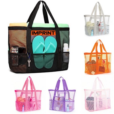 Large Mesh Beach Tote