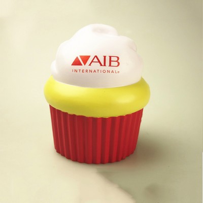 Foam Cupcake Stress Ball with Your Logo