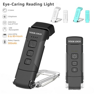 USB Rechargeable Book Light for Reading in Bed