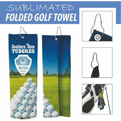 23" Full Color Golf Towel