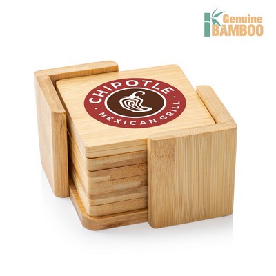 Burke Bamboo VividPrint™ Coaster Set - Square