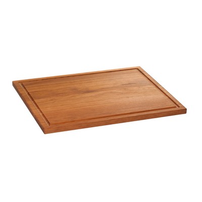 Cherry cutting board with juice groove 19x15x3/4