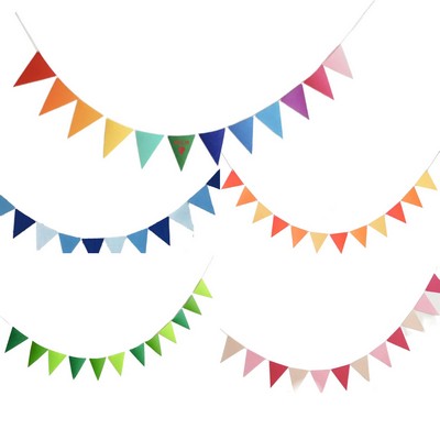 Triangle Spring Bunting Flag