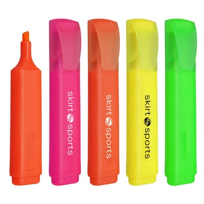 Highlighter Pen with Carabiner Clip