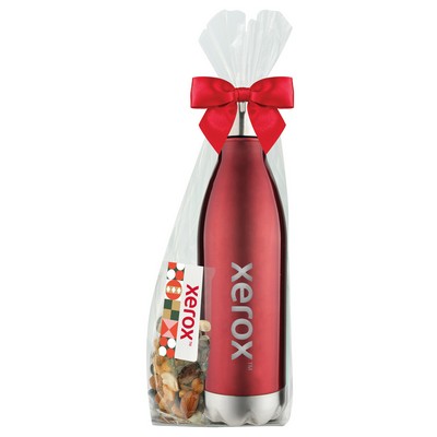 Promo Revolution - 17 Oz. Dual Wall Vacuum Sealed Water Bottle Gift Set