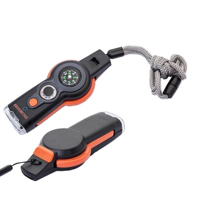 7 In 1 Multifunctional Outdoor Emergency Survival Whistle