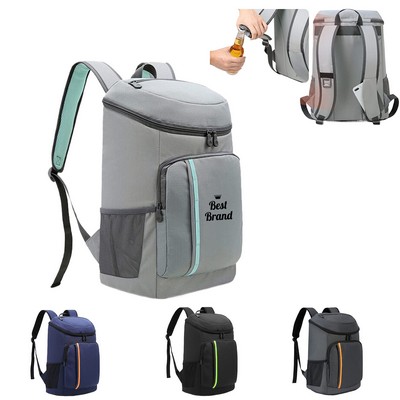 30 Cans Cooler Backpack with Bottle Opener