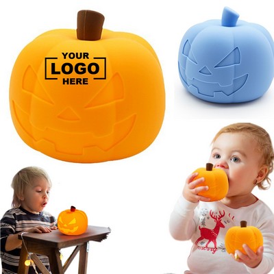 Silicone Pumpkin Touch Light