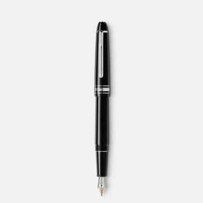 Luxury Line Montblanc Classique Black & Platinum Fountain Pen