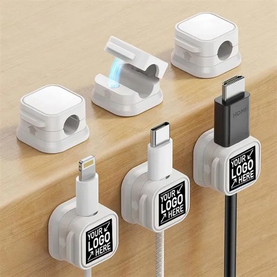 Magnetic Cable Clips- Sleek Adjustable Cord Organizers