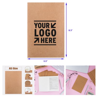 60 Pages Kraft Horizontal Ruled Notebook