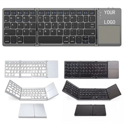 Universal Wireless Folding Keyboard With Touchpad