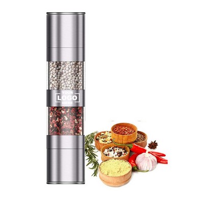 Dual Salt Pepper Mill Grinder Combo