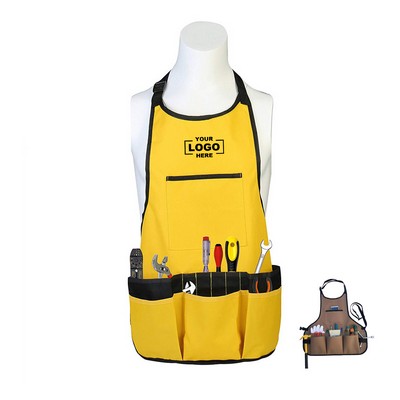 Utility Garden Apron with Multiple Pockets